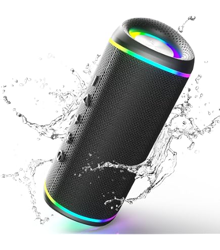 Altoparlante Bluetooth KingSom Con Fiamma E Luci RGB – Impermeabile IP68, Galleggiante, Suono Stereo Potente E TWS