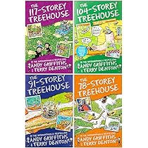 Treehouse Series 11-14 Collection 4 Books Set By Andy