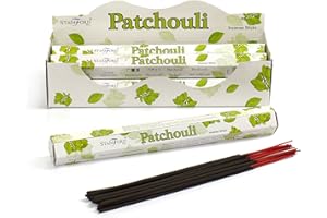 STAMFORD INC. 37103 Patchouli Incense Sticks, 20 Sticks x 6 Packs