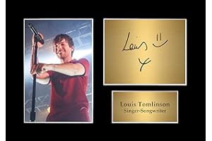 GENERIC Signed Louis Tomlinson Mount Autograph Print A4