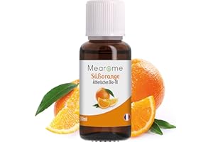 ‎PLASTIMEA Orangenöl BIO | 30 ml Ätherisches Öl 100% Naturrein | Süßorange Duft-Öl Orange für Diffuser | Aroma zum Verzehr Backen Aromatherapie Anti Stress besser Schlaf Vitamin C Reiniger⎟Bien-Être Mearome