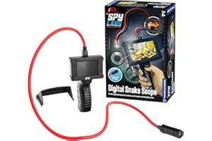 Thames & Kosmos Spy Labs Inc: alcance digital de serpiente | Juguete de detective para niños y niñas a partir de 8 años | Cámara periscopio digital flexible de 26 pulgadas para investigaciones
