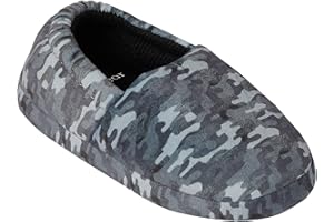 Harry Bear Kapcie Dla Chłopców | Miękkie Kapcie Z Fleece Dla Chłopców | Zimowe Kapcie Dla Dzieci | Kapcie Dla Dzieci | Szary 32