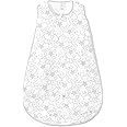 SwaddleDesigns Cotton Muslin zzZipMe Sleeping Sack, Wearable Blanket with 2-Way Zipper, Sterling Starshine, Small, 0-6 Months