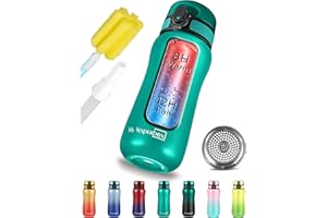 My Vesperbox - Thermo Minny - szczelna butelka ze stali nierdzewnej - ze słomką lub sitkiem - 400ml, 600ml - wytrzymała butelka ze stali nierdzewnej dla dzieci i dorosłych - wolna od BPA, Türkis