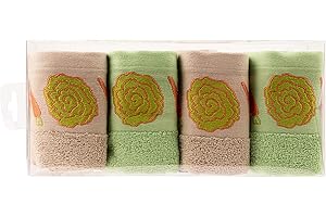 BOSKIMO Strofinacci Cucina Cotone Premium – Set da 4 Canovacci Assorbenti in Spugna e Microfibra – Asciugapiatti di Alta Qualità – Prodotto in Portogallo