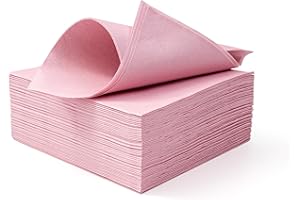 ‎STAUBPIRAT STAUBPIRAT Airlaid Servietten – 65 g/qm Premium-Qualität - 40 x 40 cm Dinner Serviette stoffähnlich - Tischdekoration für Geburtstag, Hochzeit, Feiern und Events - rosa