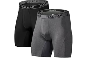 Baleaf Lot de 2 Boxers de Sport Performance pour Homme 9"
