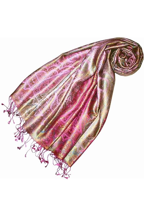 Lorenzo Cana Écharpe En Soie Pour Femme, 100 % Soie Tissée