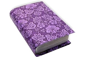 ANVAL Custodia per libro, regolabile, protezione per libri, impermeabile, adattabile a qualsiasi spessore, copertina a libro stampata - 4 diverse misure. (167, G)