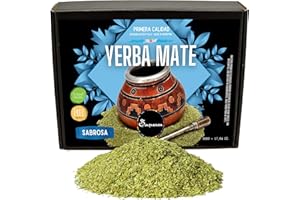 SAMSARA Yerba Mate Artigianale senza Glutine | made in Argentina | Macina tradizionale senza Palo Qualità TOP, Non tostata, Energia e Detox (500g, SABROSA)