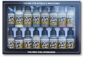 Vallejo Model Air WWII Alleati - Set di Vernici Acriliche, Multicolore