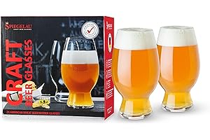 Spiegelau & Nachtmann, Cristal, Craft Beer Glasses, Vidrio, Claro, 2 Gläser