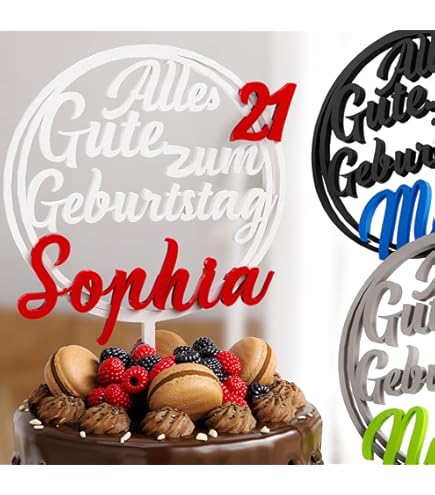 Suchergebnis Auf Für: Tortenaufleger Personalisiert