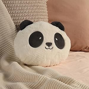 Mirada Black Panda Soft Face Toy - 25 cm| Adorable Plush Animal for Kids, Toddlers, and Girls | Soft and Cuddly Stuffed Toy | Ideal for Birthday Gifts/Christmas/Diwali