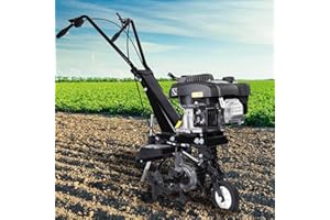 BRAST motobineuse thermique 176ccm 6CV 4,4kW largeur 36cm, profondeur 17,5-30cm 4 fraises autoconduite commutable vitesse nominale 3 600 tr/min motoculteur thermique 4 temps