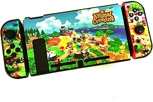 CATTBLACK Compatible Nintendo Switch Hard Shell Plastic Protective Cover Case Animal Crossing New Horizons For console and Joy-Cons