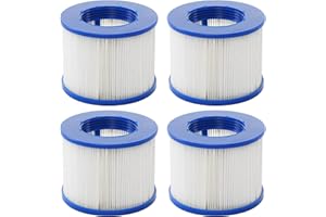 Wasserfilter für Whirlpool HWC-E32, Ersatzfilter Filterkartusche Filterpatrone Lamellenfilter, Zubehör - 4 Stück