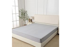 VHOME Sommer Spannbettlaken - Kühlende Spannbetttuch, Leichte Atmungsaktive Komfortabel bettlaken mit Arc-Chill Kühlfasern kann (Keine Kissenbezüge) Grau 180x200cm