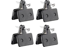FOANLERCK Pastiglie freno per bicicletta di lunga durata per Shimano B01S B03S B05S Resin Semi-Metallizzato Pastiglie freno per bicicletta Pastiglie freno per Shimano MT200 MT400 MT500