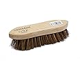 Newman and Cole Wooden Scrubbing Brush Heavy Duty H Scrubber with Wood Stock Stiff Natural Bassine Bristles - Ideal Wooden Floor Brush Tile Grout & Boot Cleaner Scrubbing Brush Heavy Duty (1)
