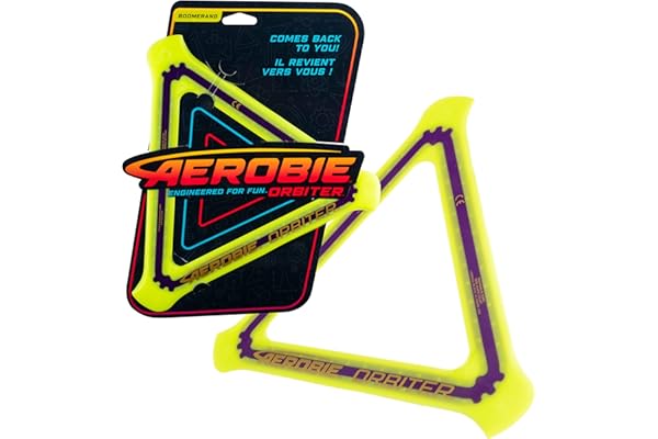 Aerobie Boomerang Orbiter 24,5 cm couleurs assorties on est fournis