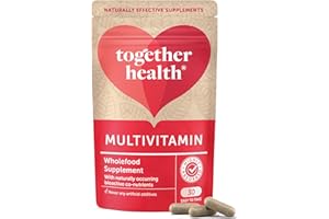 Multi VIT & Mineral – Together Health – Everyday Nutrient Top-Up – 24 Whole Food & Plant-Based Nutrients – Vegan Friendly – Made in The UK – 30 Vegecaps