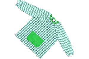 Etrexonline Baby Escolar Infantil Cómodo - Bata Sin Botones, con un Bolsillo, Puños y Cuello Elásticos, Ideal para Guardería y Colegio, para Niños y Niñas