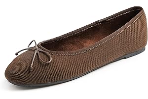 Feversole Ballerina Pelle Scamosciata Colorata con Cuscino in Memory Foam per amaretti da Donna