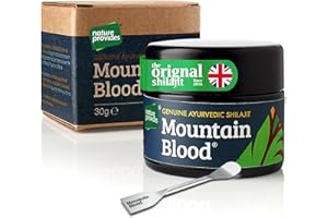 Mountain Blood Shilajit Resin (30g) - Authentic, Vegan, Ethically Sourced, UK-Tested, 3 Months Supply, Mineral-Rich, UK Lab-Tested, Boosts Energy & Stamina, Made in UK by Nature Provides