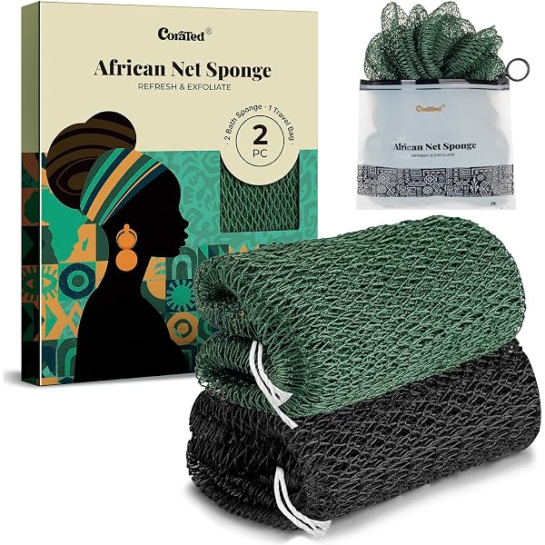 Afrikanischer Netzschwamm (Luffa) Ca. 30x80 Cm - Authentisches Peeling-Netz Für Körper & Rücken