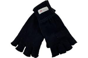 THINGIMIJIGS Mitaines thermiques 3M Thinsulate pour homme Noir