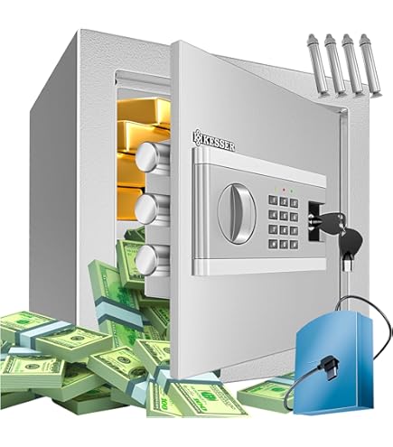ARREGUI Forma Evolution 151040 Wall Safe With Combination Lock And Key, Safe With 2-Factor Security Lock, Depth-Adjustable Safe For Walling, Easy Assembly, 27 X 38.5 X 20/30 Cm - View #9