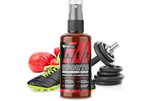 FUNKAWAY Sports Deodorizer Spray | Odor Eliminator for Shoes, Boots, and Sports Gear | Antibacterial & Antifungal for Smelly Feet | Freshens Football Boots, Sneakers, Gym Bags & Gloves | Peppermint Scented
