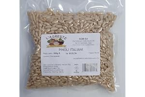DRYFRUIT L'AGRESTE - PINOLI ITALIANI CRUDI NATURALI - PRIMA SCELTA - ALTA QUALITA' - Confezione da 500 g sottovuoto salvafreschezza