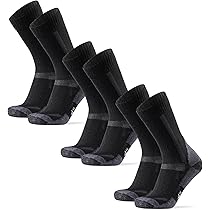 DANISH ENDURANCE Merino wollen sjaal, premium kwaliteit, zacht, warm, voor de winter, voor mannen en vrouwen, zwart, één maat