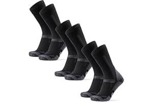 DANISH ENDURANCE Juego de Calcetines para Senderismo de Lana Merino Unisex, Estilos para Todos los Climas y Terrenos, para Hombre y Mujer, 3 Pack