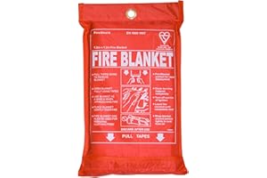 FIRESHIELD 1.2m x 1.2m Soft Case Fire Blanket (Kitemarked)