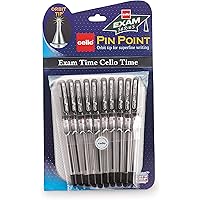 Cello Pinpoint Ball Pen- Black (Pack of 10)