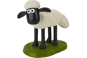 La Hacienda Aardman, Shaun das Schaf, stehendes Gartendekor, Ornament, gemischt, H 16,5 x B 11,5 x T 16,5 cm