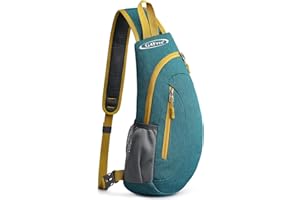 G4Free Tasca leggera sul petto Sling Zaini Spalla Carino Borsa a Tracolla Triangolo Pack Zaino per Escursioni Ciclismo Viaggi o Multipurpose
