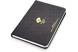 Paul Rubens Watercolor Paper Block, Premium Leather Cover Artist Quality Hot Pressed Paper for Watercolors and Wet Media Block, Acid Free & 100% Cotton, 10.63 x 7.68 inches, 140lb, 20 Sheets.