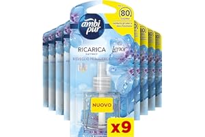 Ambi Pur 9 x 20 ml elektryczny dyfuzor powietrza wkład do wiosennego przebudzenia zapachów