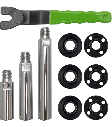 Aifiuroo 3-Piece Angle Grinder Extension Rod Set – 5/8-11 Thread Stainless Steel Connectors (3”, 3.9”, 5.5”) - View #4