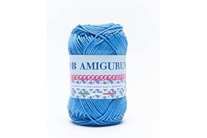 B.B.B. Filati - Amigurumi - Gomitolo filato puro cotone morbidissimo adatto per creare bambole e pupazzi lavabile in lavatrice per Ferri/Uncinetto: 3 - 4 Celeste 2 1pz 50 gr