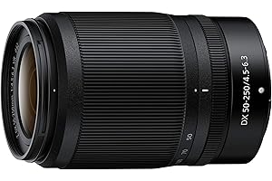 Nikon NIKKOR Z DX 50-250mm f/4.5-6.3 VR, Teleobiettivo zoom mirrorless compatto, AF Silenzioso, meccanismo di ritrazione, nero [Nital Card: 4 Anni di Garanzia]