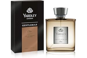 Yardley London Gentleman Elite Eau De Parfum, Mens Fragrance with Vibrant Top Notes of Basil and Grapefruit and Pine and Vetiver Undertones 100ml