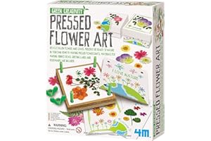 Toysmith 4M, Green Creativity Pressed Flower Art Kit, Recycle Flowers Art & Crafts DIY Kit, For Boys & Girls Ages 5+