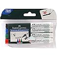 Faber-Castell Whiteboard Bold Marker - Pack of 4 (Assorted)