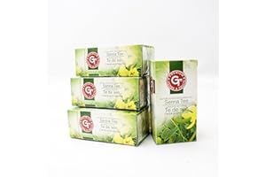 PROPARTS Senna tee. Natural Abführmittel Verstopfung Erwachsene - Sennesblätter & Früchte Abführtee. Traditionell verwendet Detox Kur Entgiften und Abnehmen. 4 er Pack fur ein Darmreinigung routine.